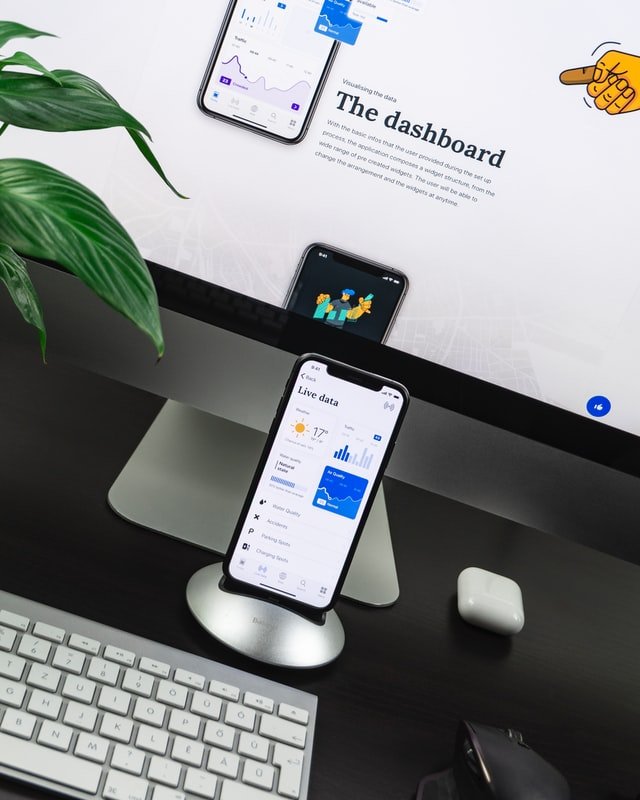 Slide showing web development