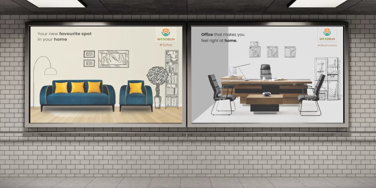 Woodbun Sofa & Office Billboard